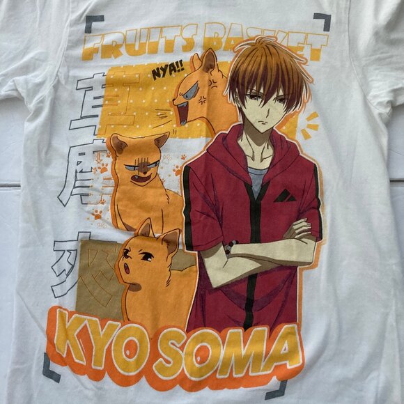 Fruits Basket Kyo Sohma Tee Shirt White Unisex Medium - Picture 1 of 6